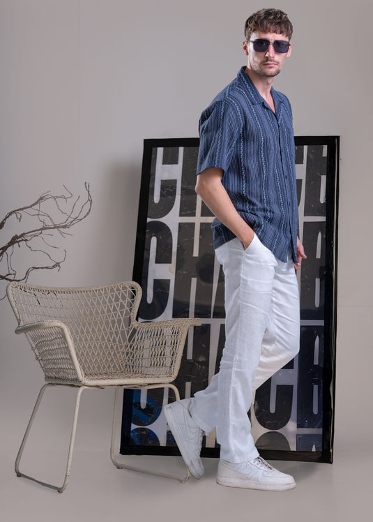 Camp Collar Short Sleeve Shirt