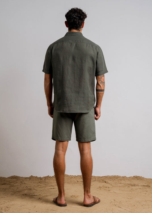 Casual Wear Linen S/S Shirt