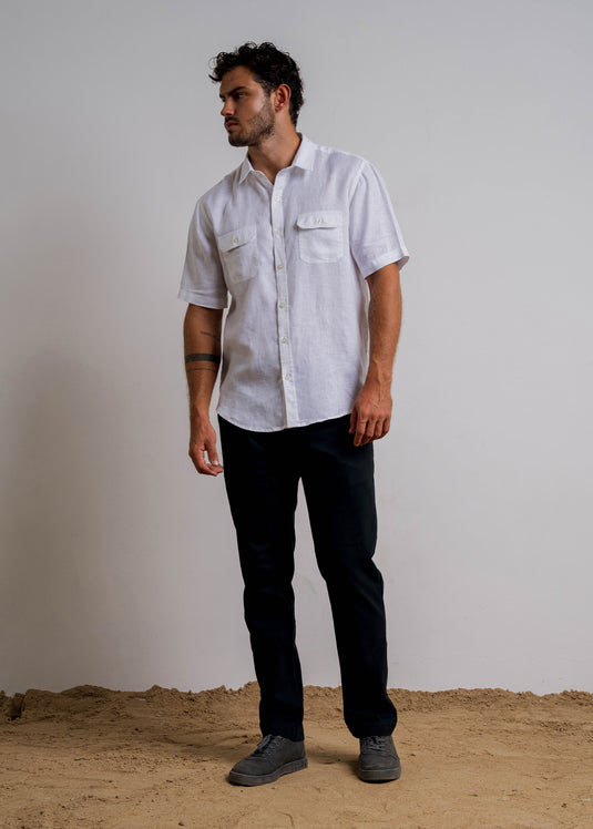 Casual Wear Linen S/S Shirt