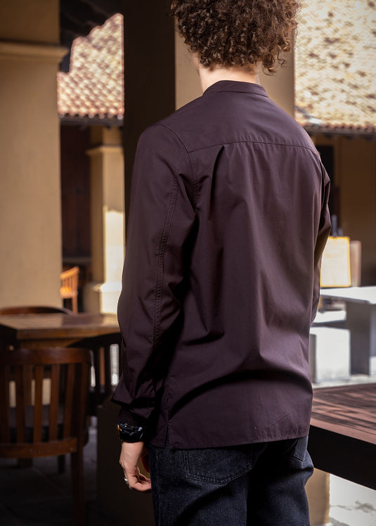 Cotton long sleeve shirt