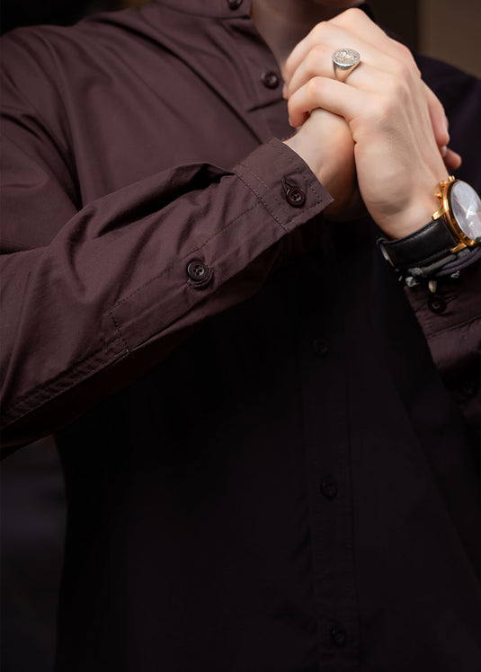 Cotton long sleeve shirt