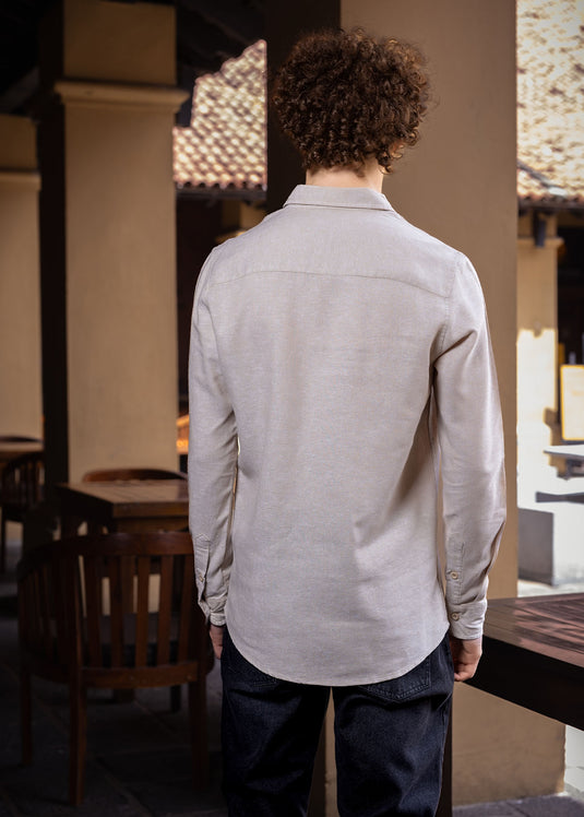 Overshirt with double pocket