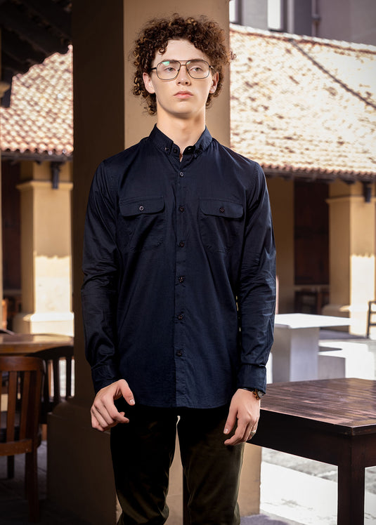Twin pocket shirt long sleeve