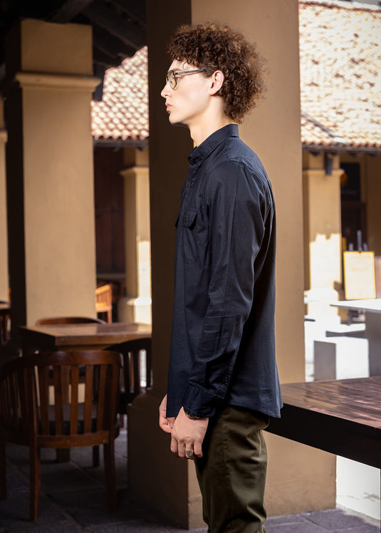 Twin pocket shirt long sleeve