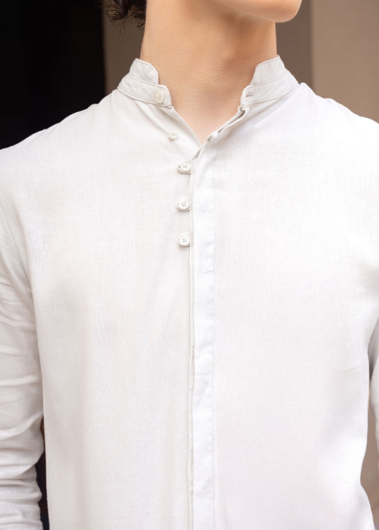 Mandarine collar shirt
