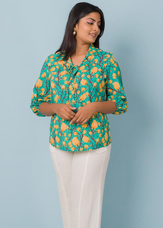 Frill detailed blouse