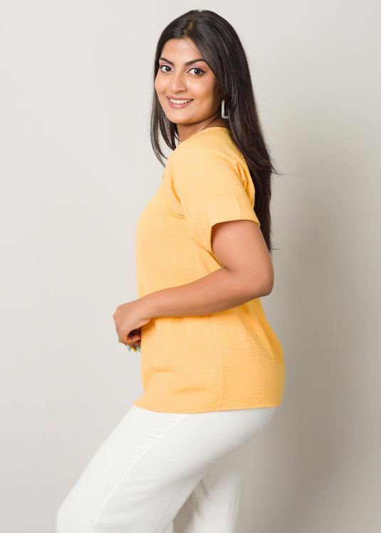 Collar detailed blouse