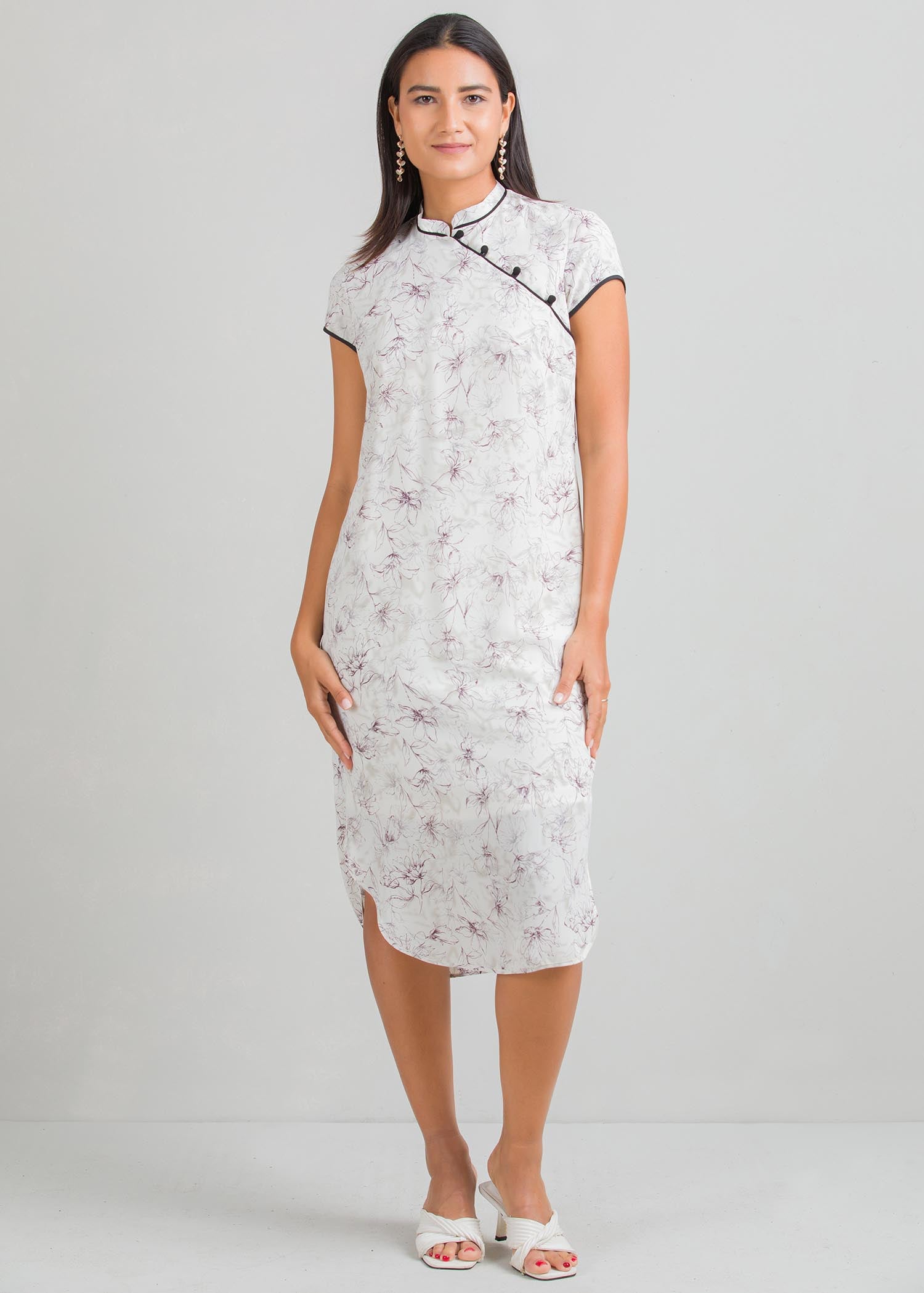 Chinese collar dress