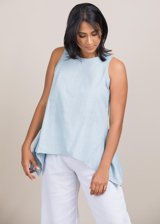 Sleeveless blouse