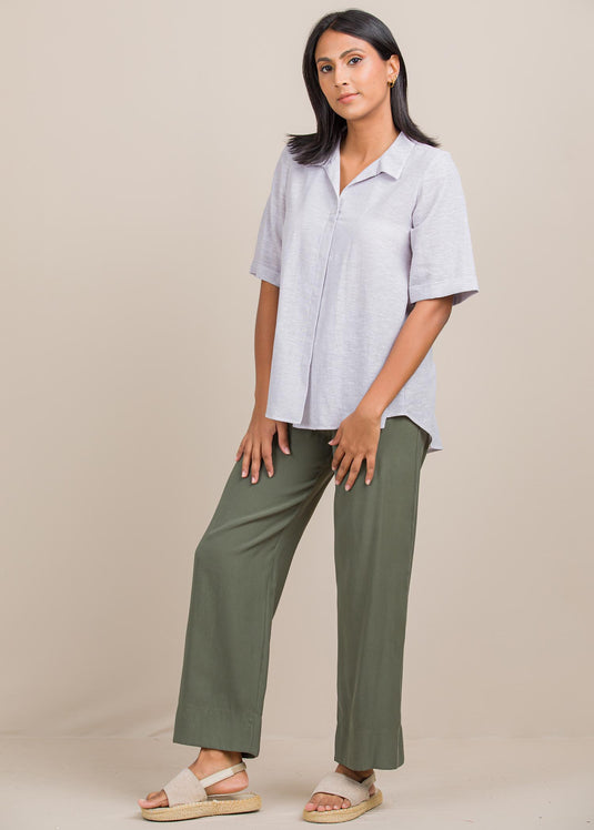 Basic short sleeve blouse