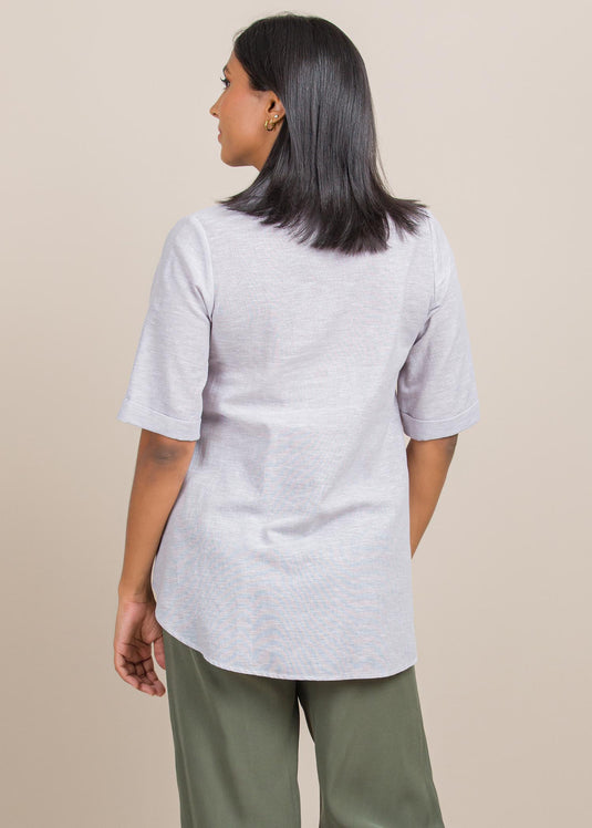 Basic short sleeve blouse