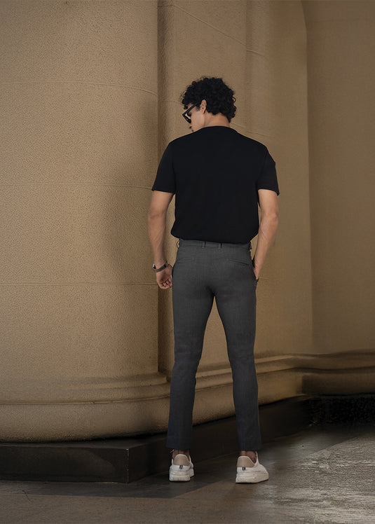 Casual Wear Waffle Notch Neck T-Shirt