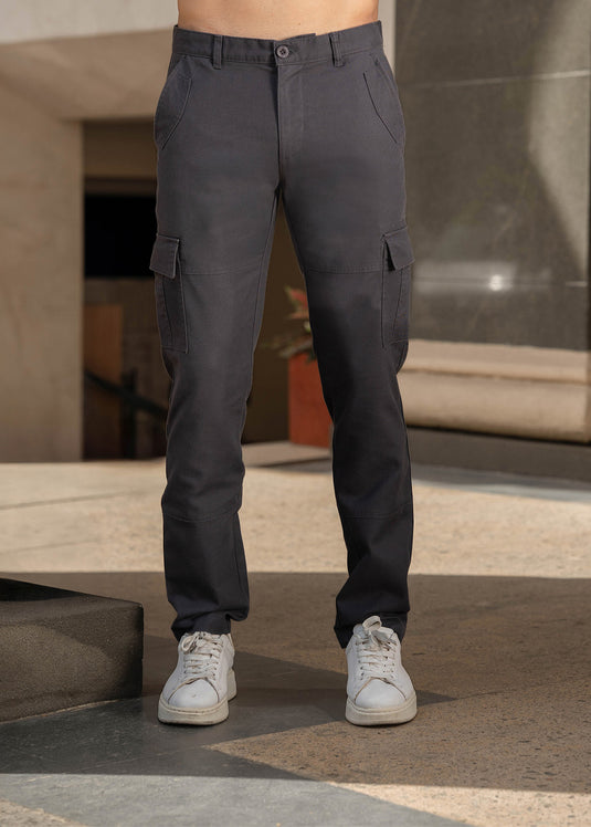 Mens Straight Hem Cargo Pant