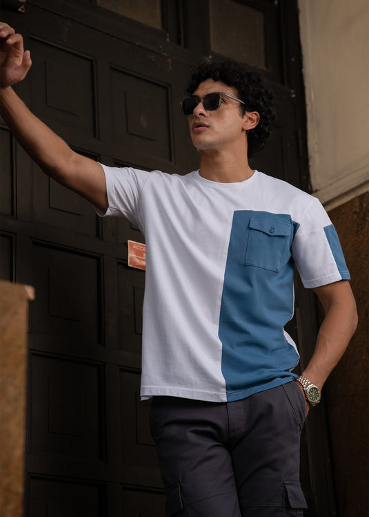 Detailed Crew Neck T-shirt