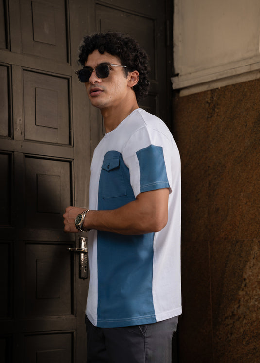 Detailed Crew Neck T-shirt