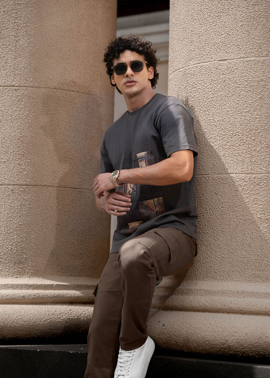 Graphic Printed Crew Neck T-shirt