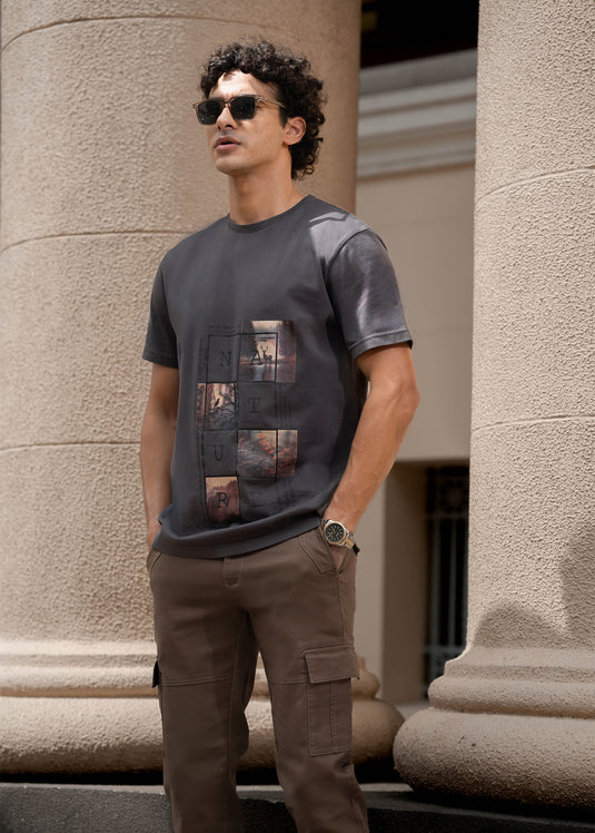 Graphic Printed Crew Neck T-shirt