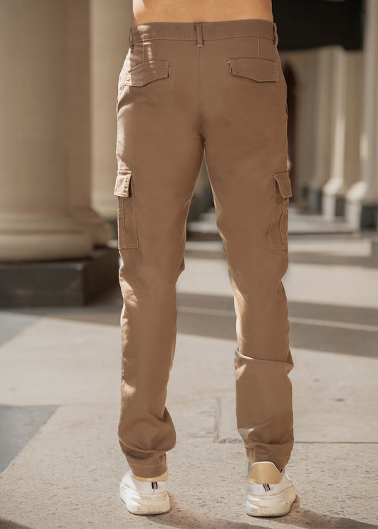Mens Straight Hem Cargo Pant