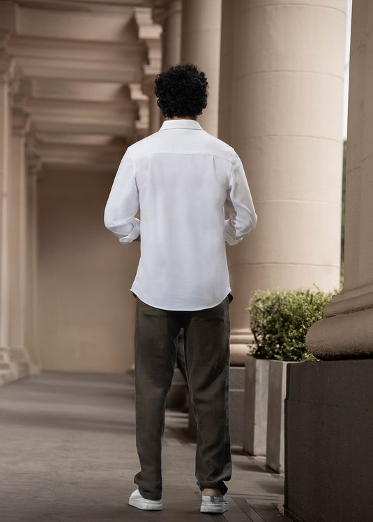 Detailed Waffle L/S Shirt