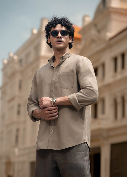 Mens Regular Fit L/S Shirt