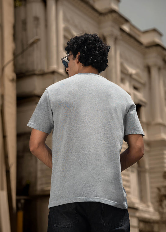 Detailed Crew Neck T-shirt