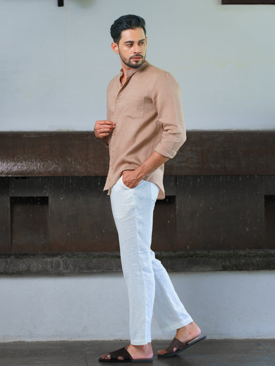 Linen Wong Long Sleeve Shirt