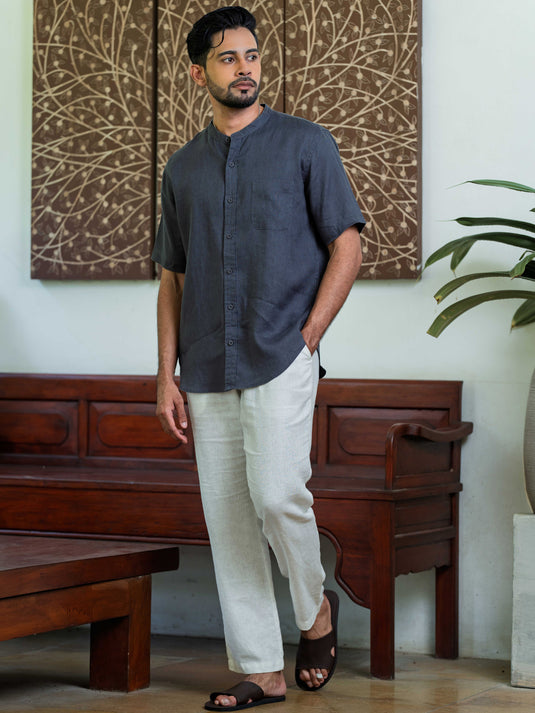 Linen Tyler Short Sleeve Shirt