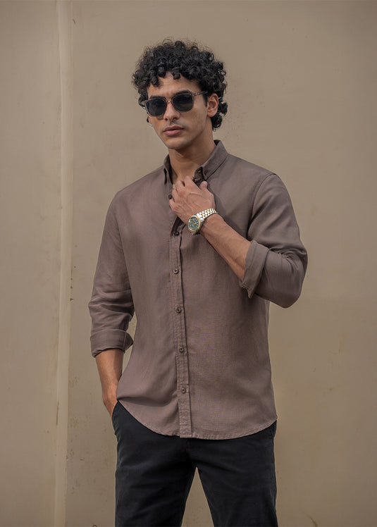 Casual Wear Button Down  L/S Shirt