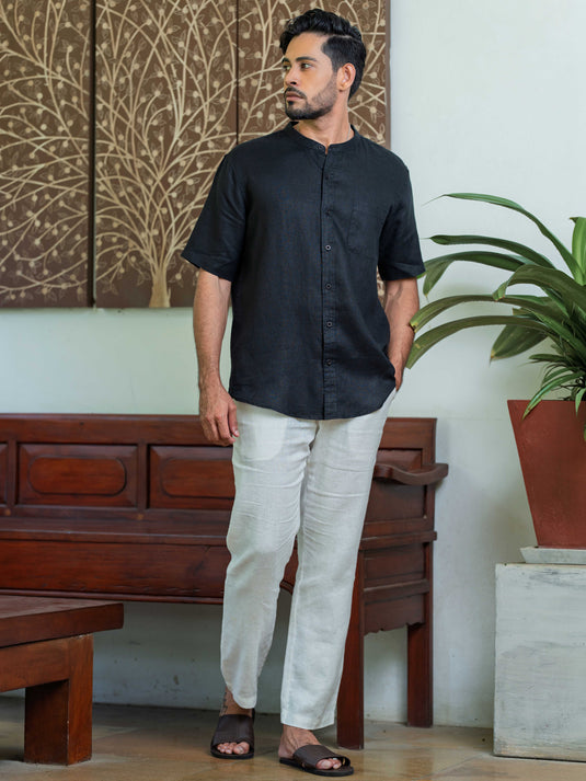 Linen Tyler Short Sleeve Shirt
