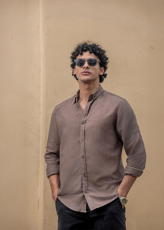 Casual Wear Button Down  L/S Shirt