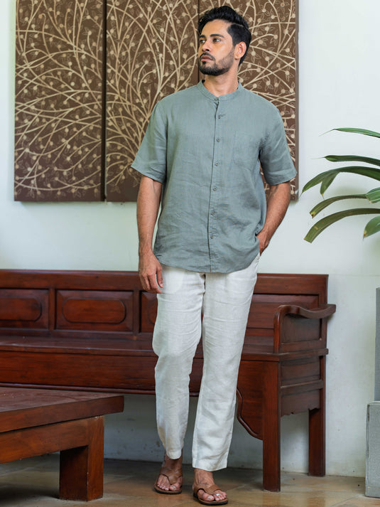 Linen Tyler Short Sleeve Shirt