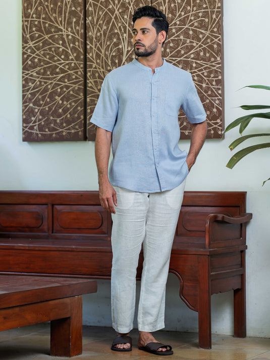 Linen Tyler Short Sleeve Shirt