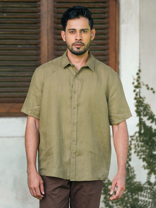 Linen Frank Short Sleeve Shirt