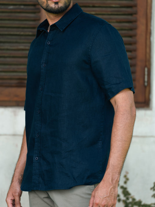 Linen Frank Short Sleeve Shirt