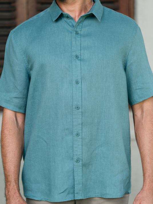 Linen Frank Short Sleeve Shirt
