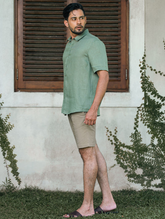 Linen Frank Short Sleeve Shirt