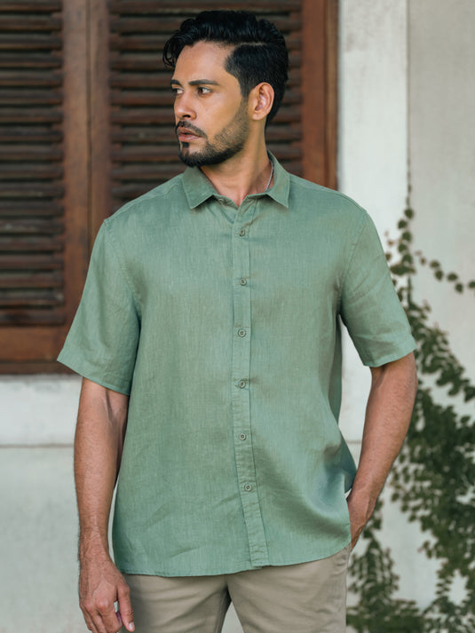 Linen Frank Short Sleeve Shirt
