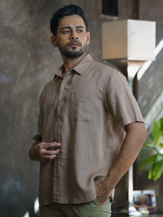 Linen Padini Short Sleeve Shirt