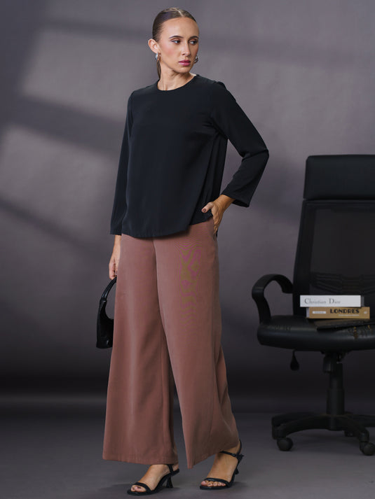 Basic long sleeve blouse