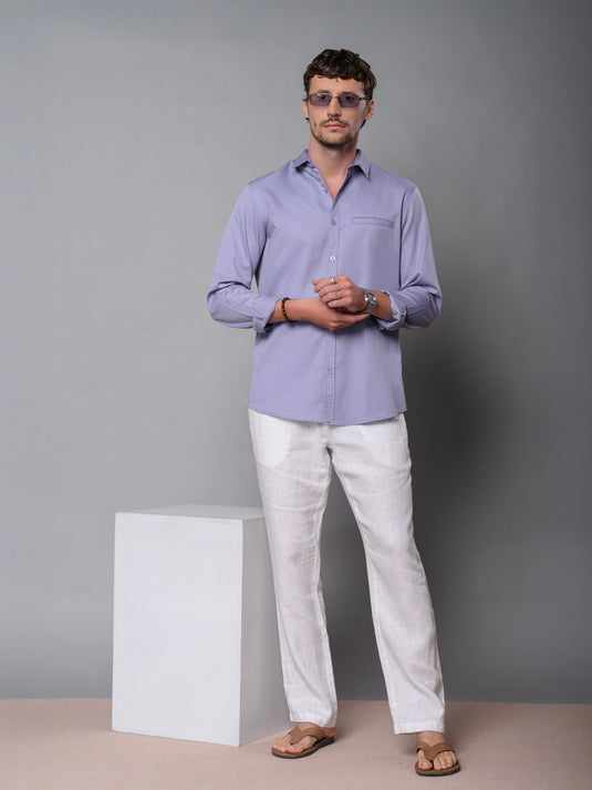 Detailed Pocket L/S shirt