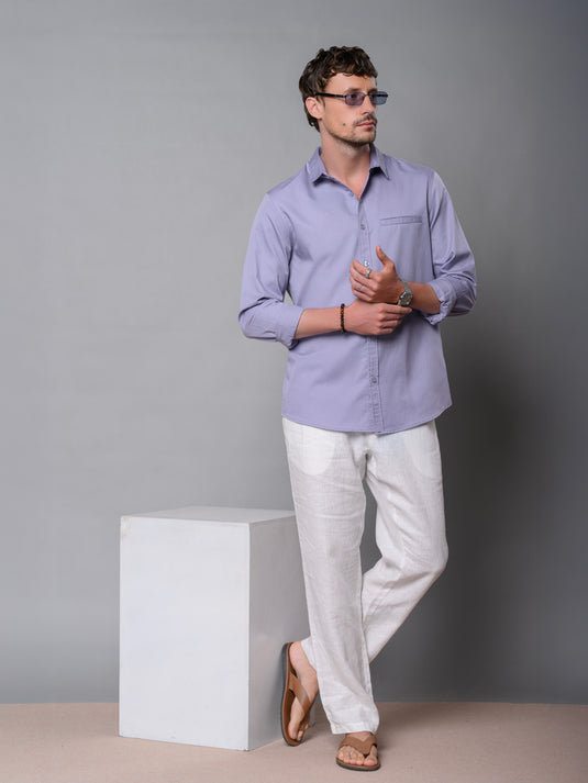 Detailed Pocket L/S shirt