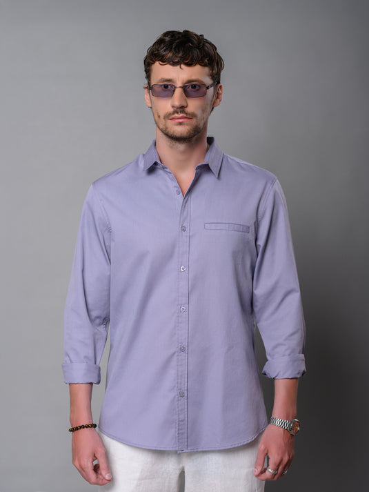 Detailed Pocket L/S shirt