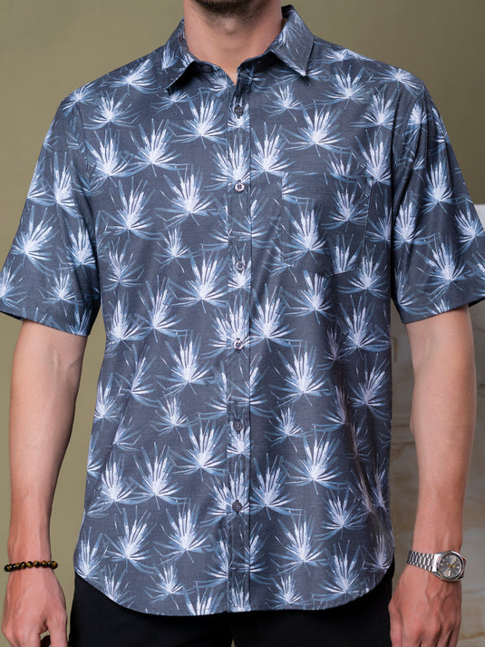 Casual Wear Printed Short Sleeve Shirt