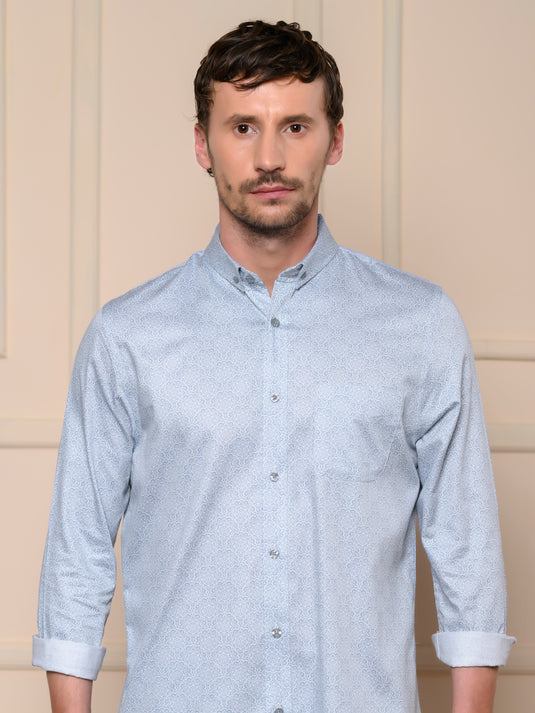 Casual Wear Printed Short Sleeve Shirt