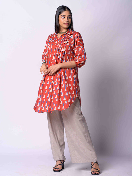 Wide Leg Pant With Elasticated Back