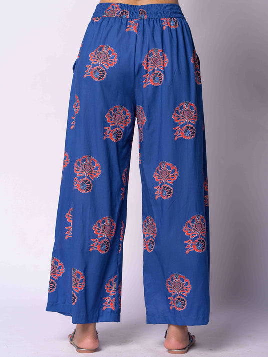 Printed Flared Leg Pant