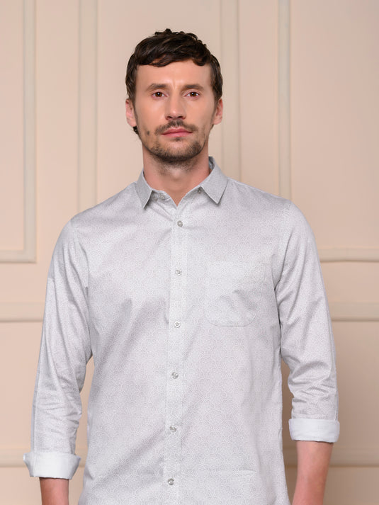 Casual Wear Printed Short Sleeve Shirt