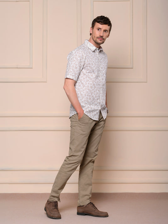Casual Wear Printed Short Sleeve Shirt