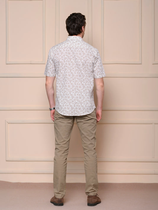 Casual Wear Printed Short Sleeve Shirt