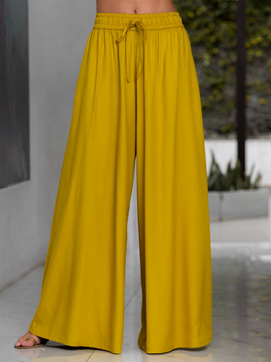 Flared high waisted pant